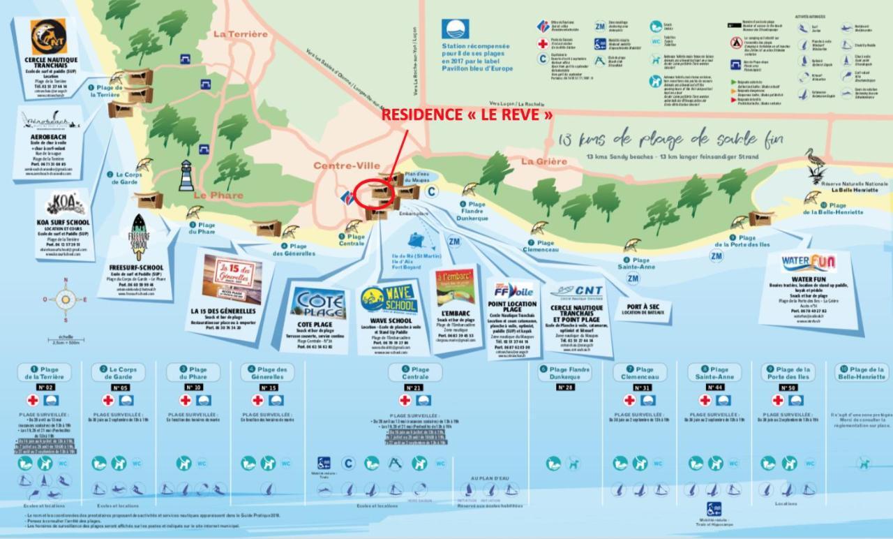 Le Reve, Les Pieds Dans L'Eau, Face A L'Ile De Re Διαμέρισμα La Tranche-sur-Mer Εξωτερικό φωτογραφία